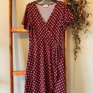 Polka Dot Midi Dress